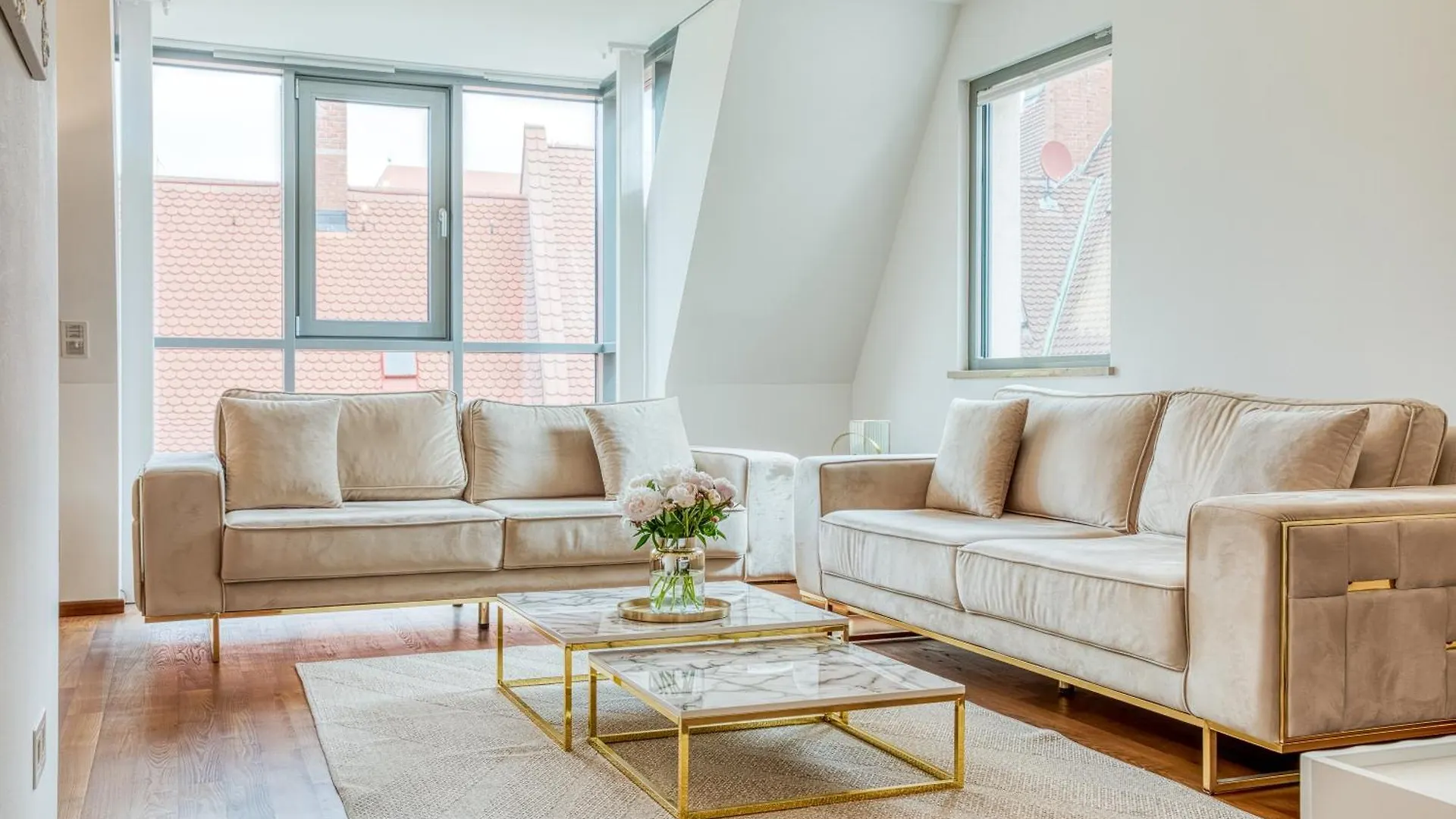 Apartmán Luxury Penthouse In The Center Norimberk Německo